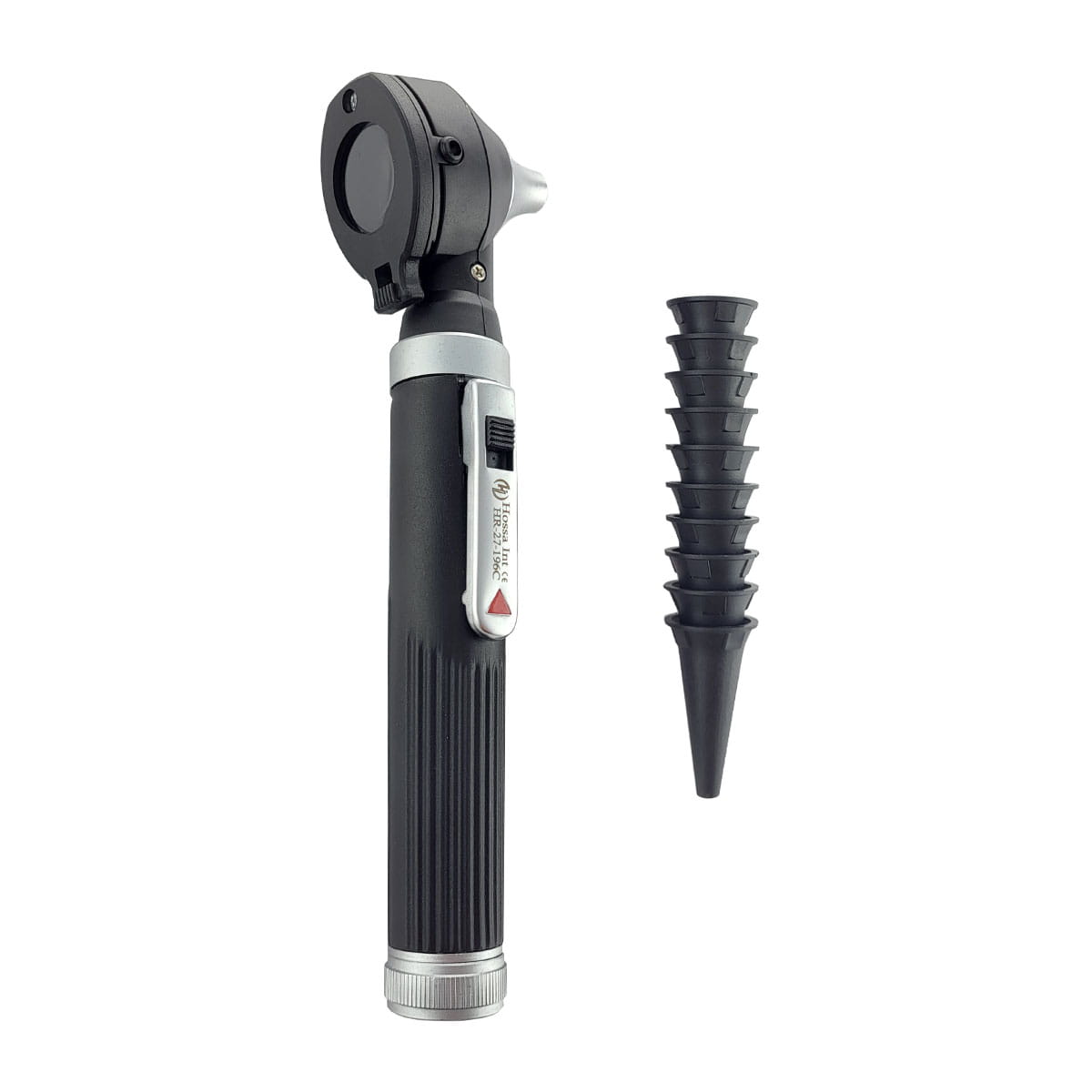 Otoscope ENT compact fiber optic LED black