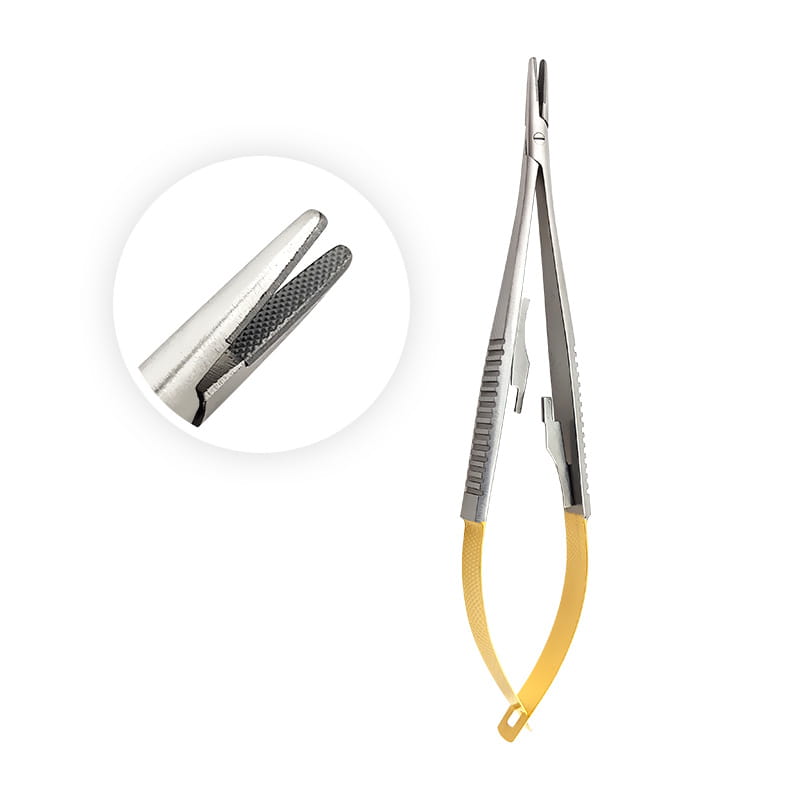 Castroviejo Micro Surgical Needle Holder Straight 14cm