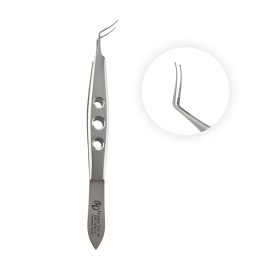 Capsulorhexis Forceps Ultra Micro Curved 11.5 cm