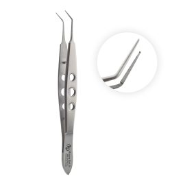 Kelman-McPherson microsurgical forceps 1 x 2 curved 11.5 cm