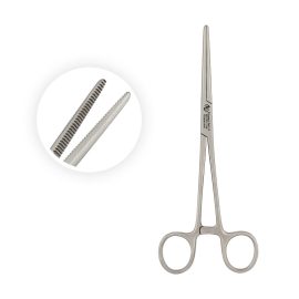 Medical forceps, vascular Pean, straight 18cm