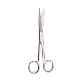 Surgical scissors blunt-sharp curved 13 cm