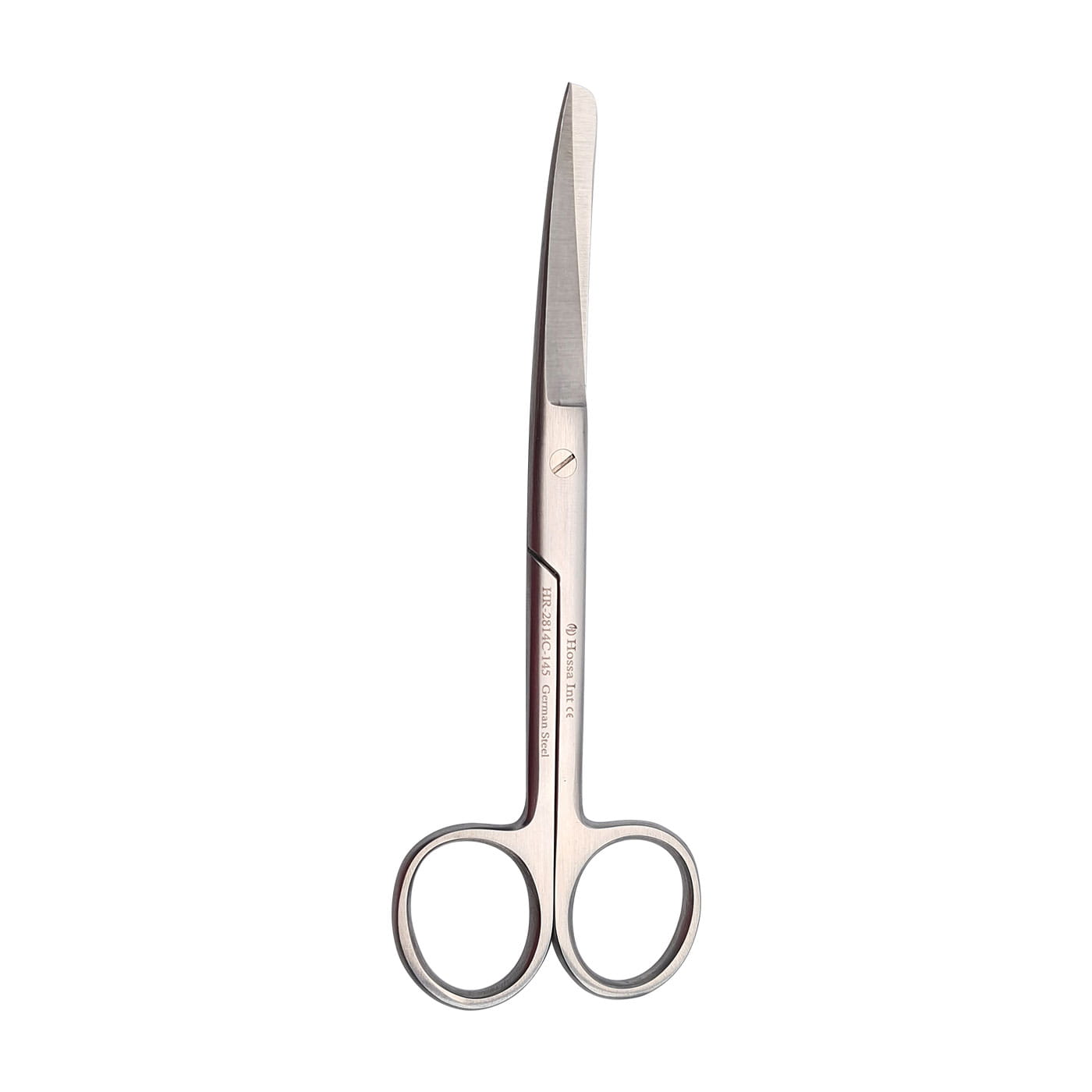 Surgical scissors blunt-sharp curved 18 cm