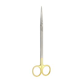 Metzenbaum Fino TC scissors. Gold straight 18 cm