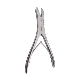 Ruskin-Liston type bone cutting forceps, curved, 19 cm