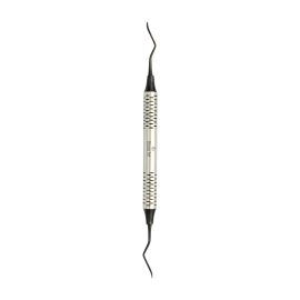 Periodontal tunneling instrument, 3 mm wide, black ceramic coating