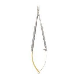 Castroviejo Straight Microsurgical Scissors 14cm TC Gold