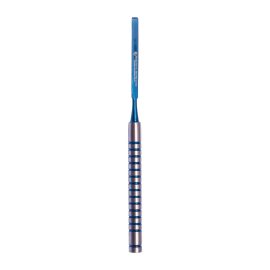 Titanium implant chisel, width 4.5 mm, length 17 cm